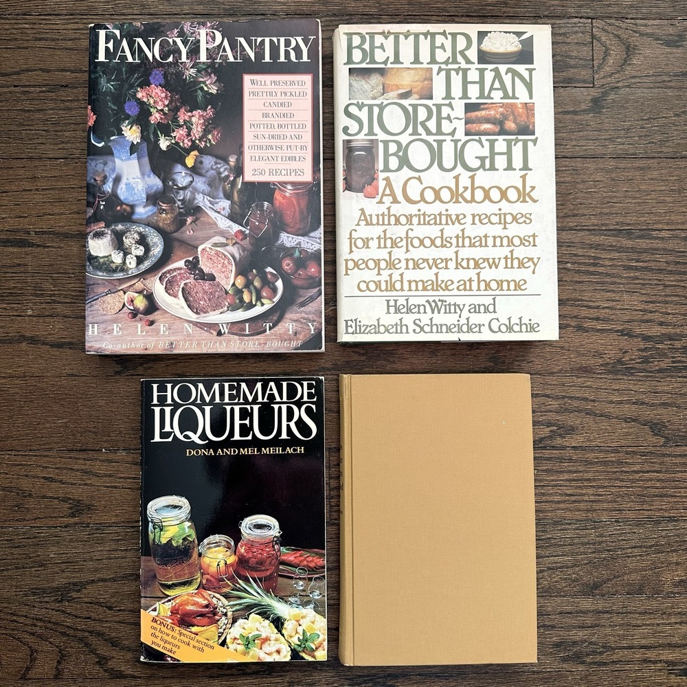 Vintage Lot 4 Cookbooks From Scratch Kitchen Collection‎ Homemade Bread Pantry
